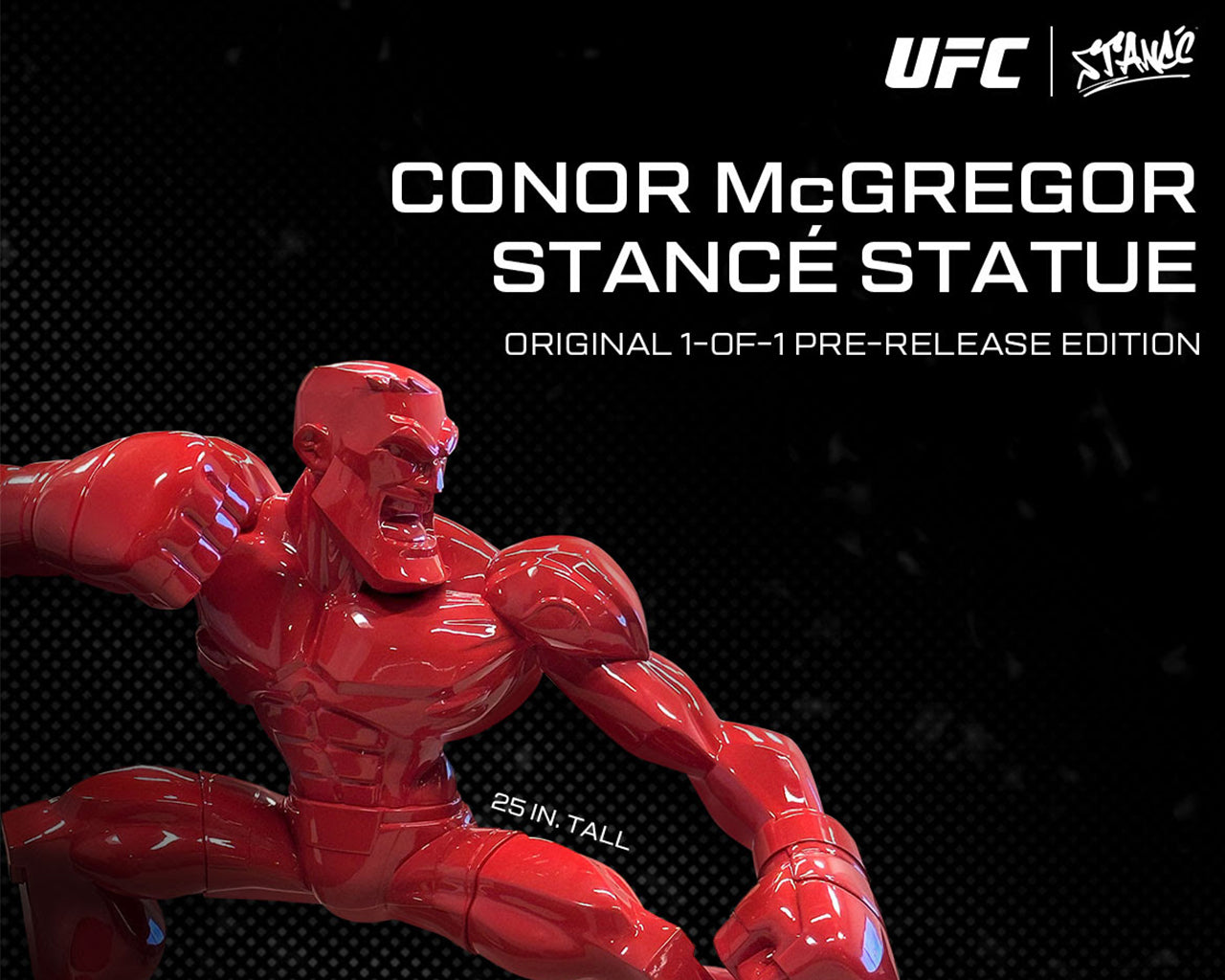 One of a kind - Conor McGregor  Stance designer Art toy sold!